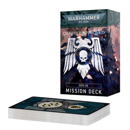 Chapter Approved 2025–26 – Talia Misji (Mission Deck) – Warhammer 40,000
